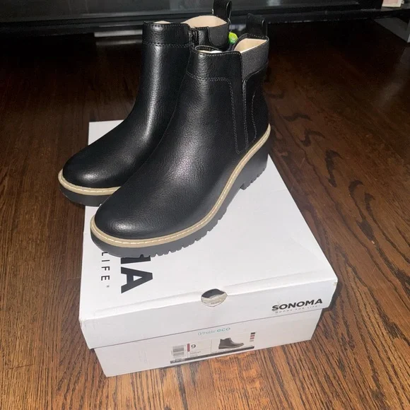 Sonoma | Shoes | Sonoma Black Ankle Boots | Poshmark display picture 2